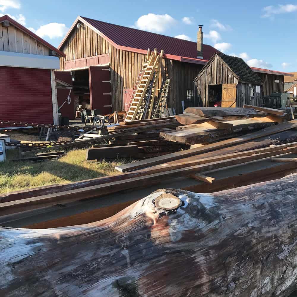   Scofield’s lumber and railway workspace  