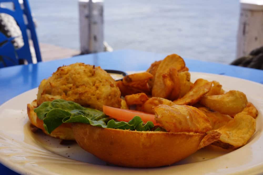  Schaefer’s award-winningcrabcake.  photo   by: Chris Landers  