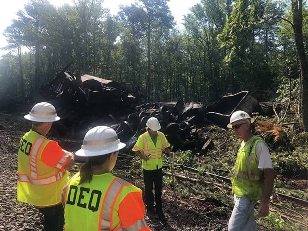 Train Derailment Dumps Coal in Great Dismal Swamp | Chesapeake Bay Magazine