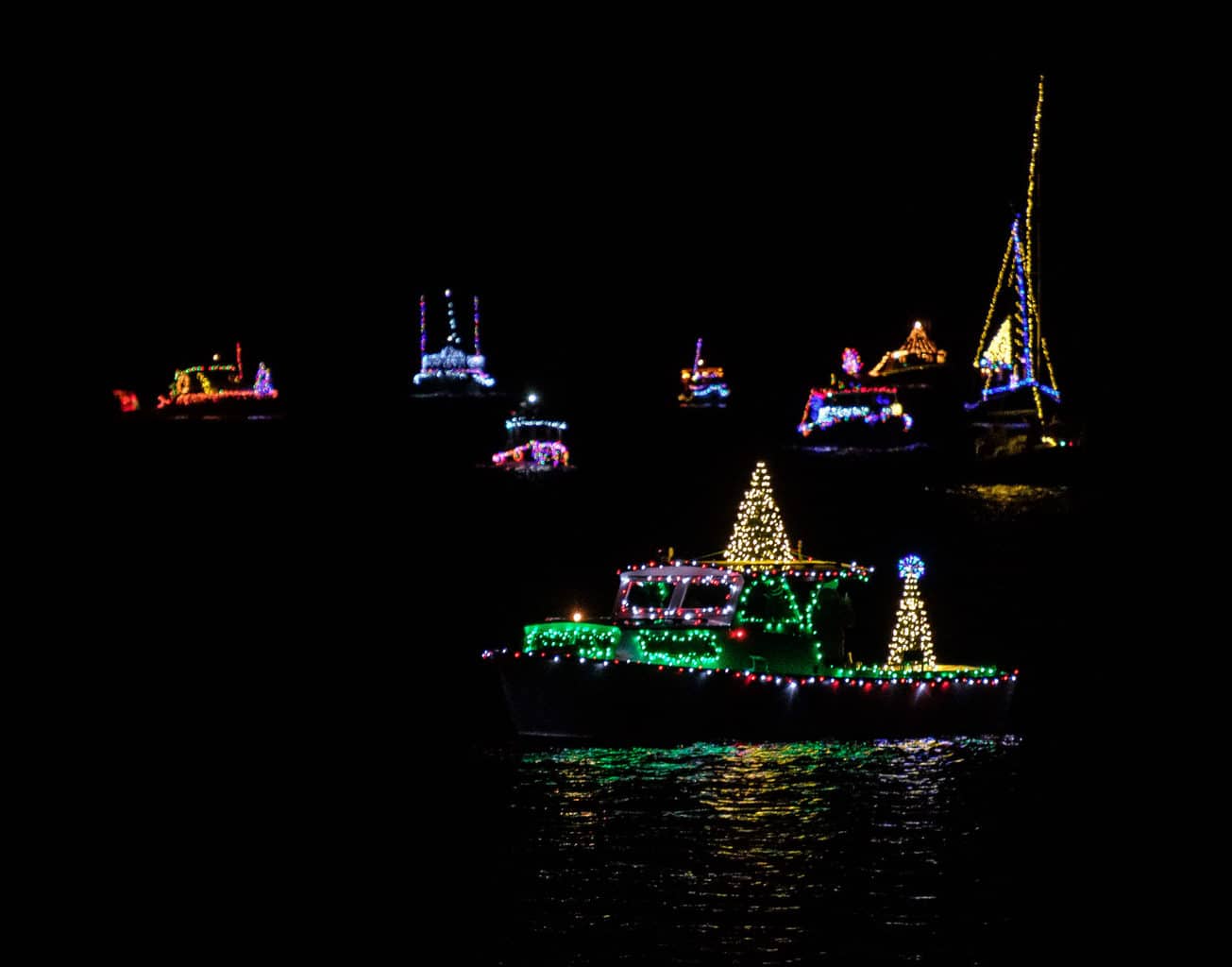 SLIDESHOW Boat Parade, Free Maritime Lights Display in St. Michaels