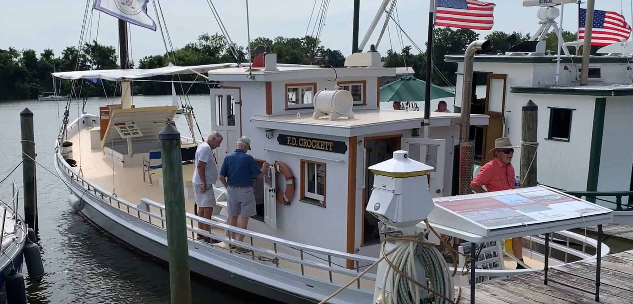 VIDEO Kent Island Crab Basket Tree Lights up for Waterman Chesapeake