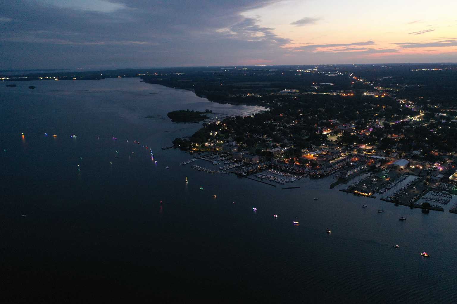 SLIDESHOW First Havre de Grace Lighted Boat Parade Chesapeake Bay