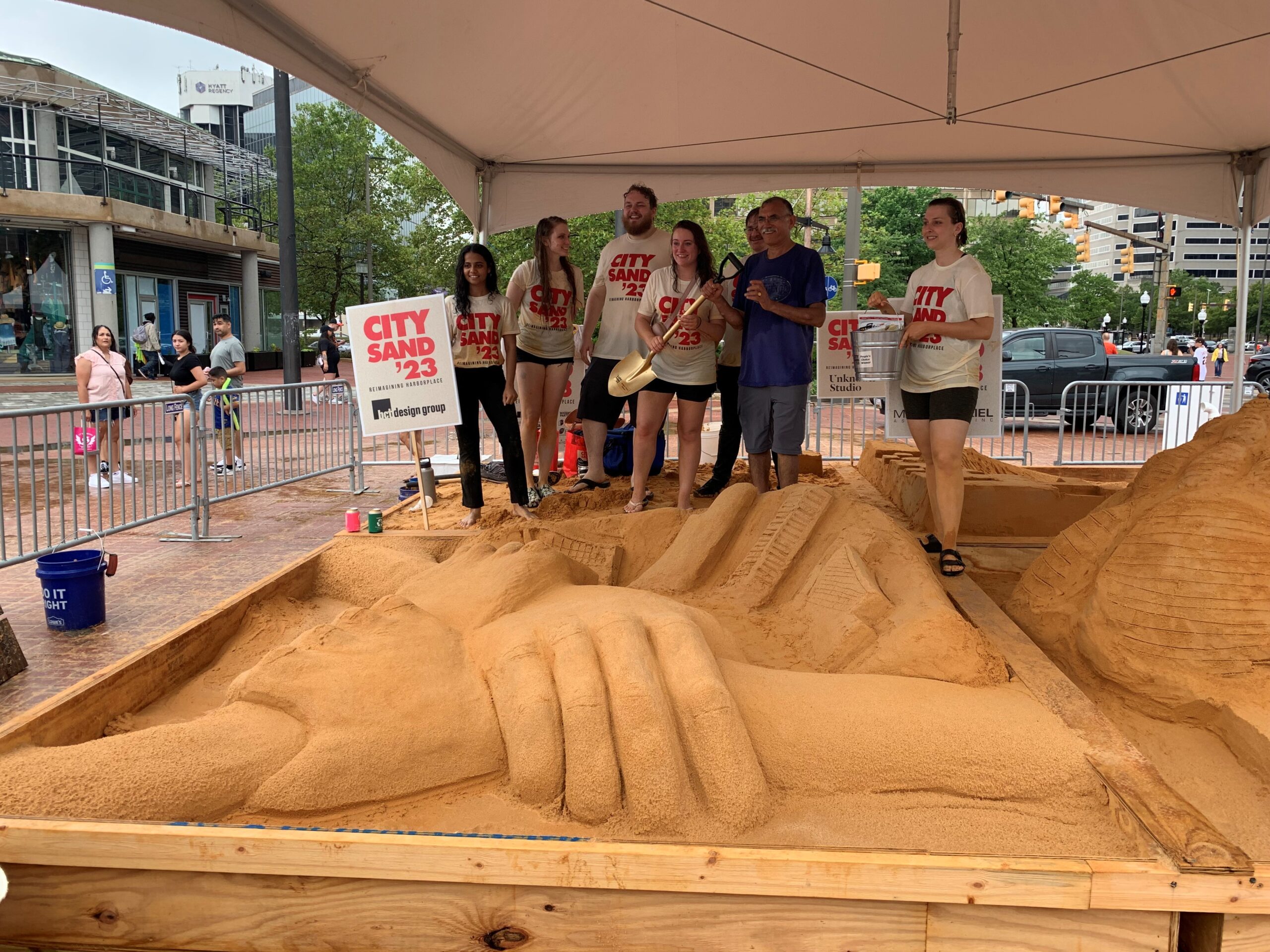 1990s City Sand Sculpture Contest Revived at Inner Harbor Chesapeake