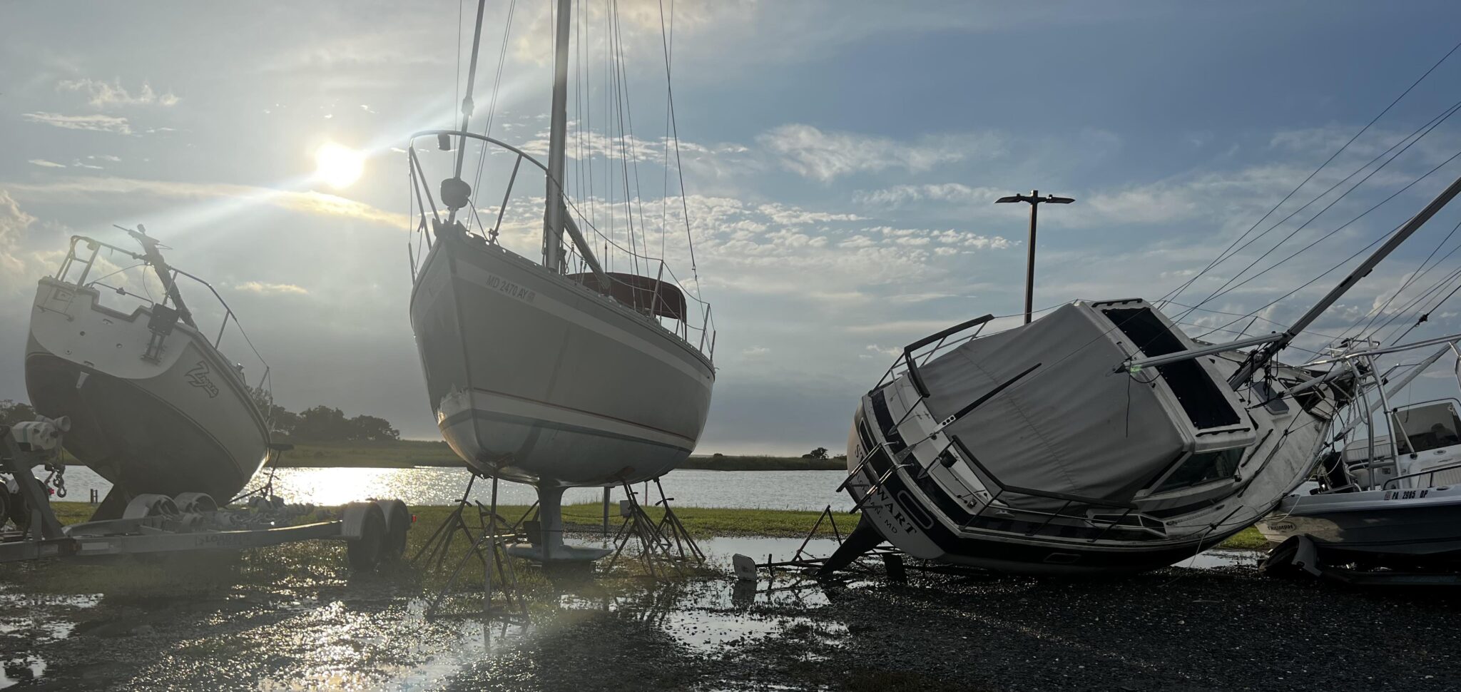 Severe Storms Destroy Homes, Toss Boats in Tilghman Island Chesapeake