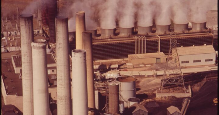 This historic photo from the U.S. National Archives shows the Pepco (Potomac Electric Power Company) Power Plant At The Anacostia River, April 1973. Photo: Dick Swanson