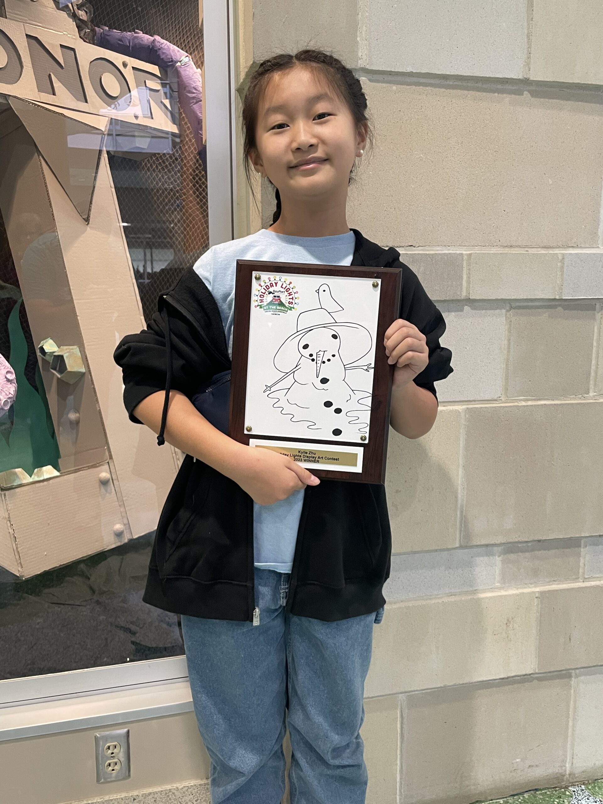 Sixth Grader's Doodle to be Unveiled as Beachfront Holiday Lights