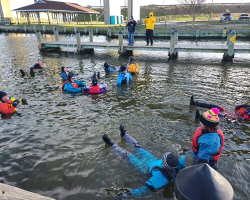 Drysuits Put to the Test: Paddlers Undergo Cold Water Training
