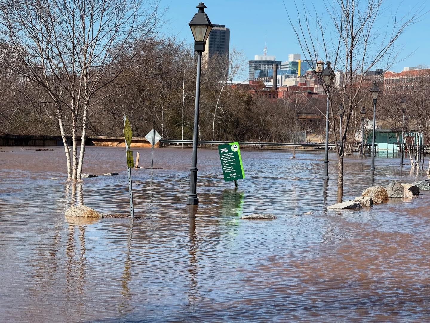 Amid Multiple Winter Storms, Flooding Prompts Richmond to Close