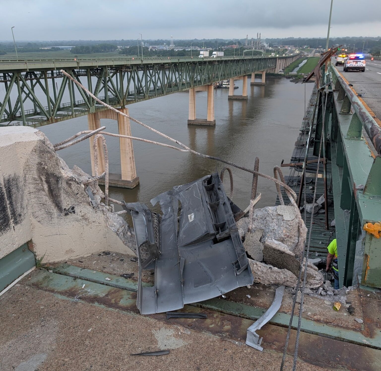 Man's Body Recovered after Truck Crashes into 20-Ft.-Deep Delaware ...