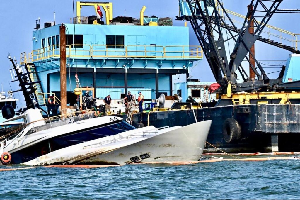 Salvage operations on the Lovebug began Aug. 13, 2024.