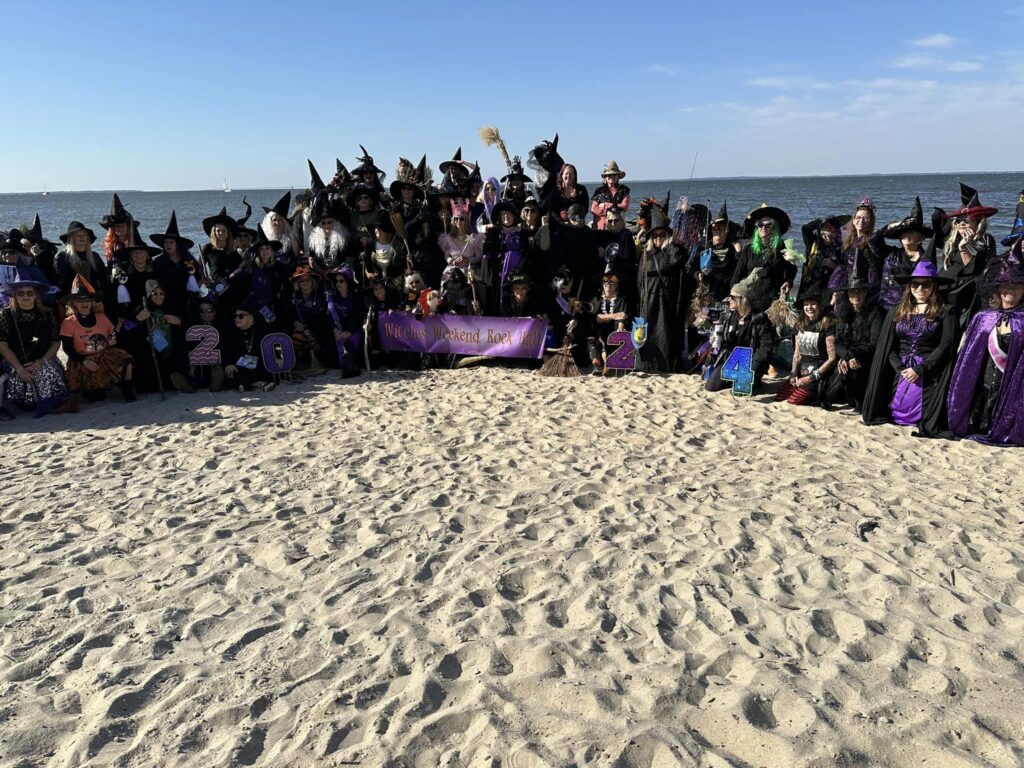 The witches gather in Rock Hall
