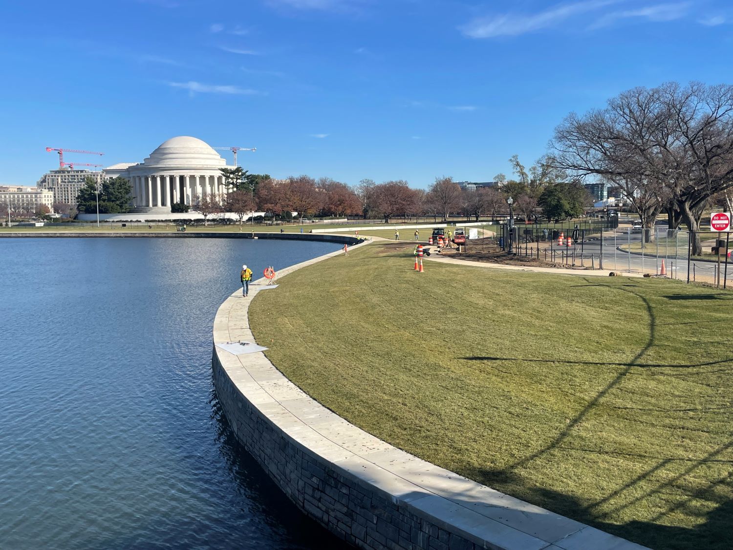 Tidal Basin Seawall Finished Early, Hundreds of Replacement Cherry ...